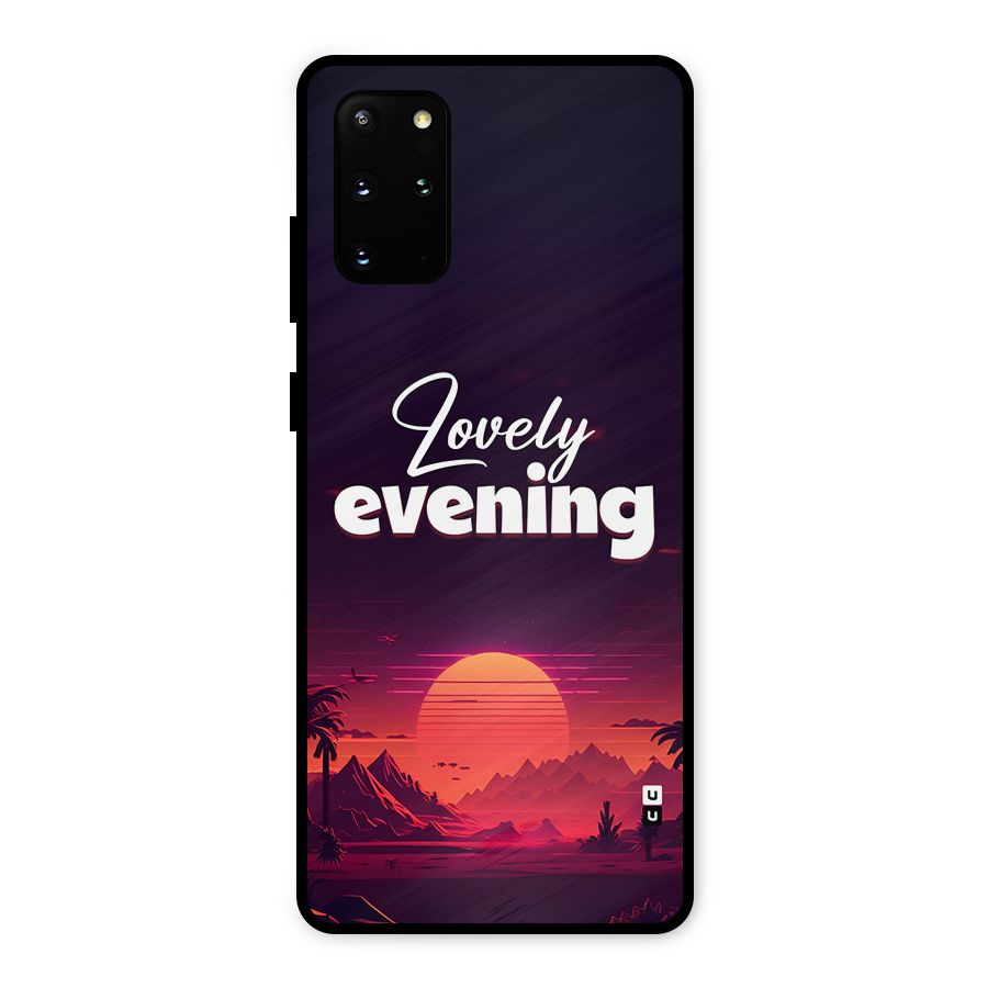 Lovely Evening Metal Back Case for Galaxy S20 Plus