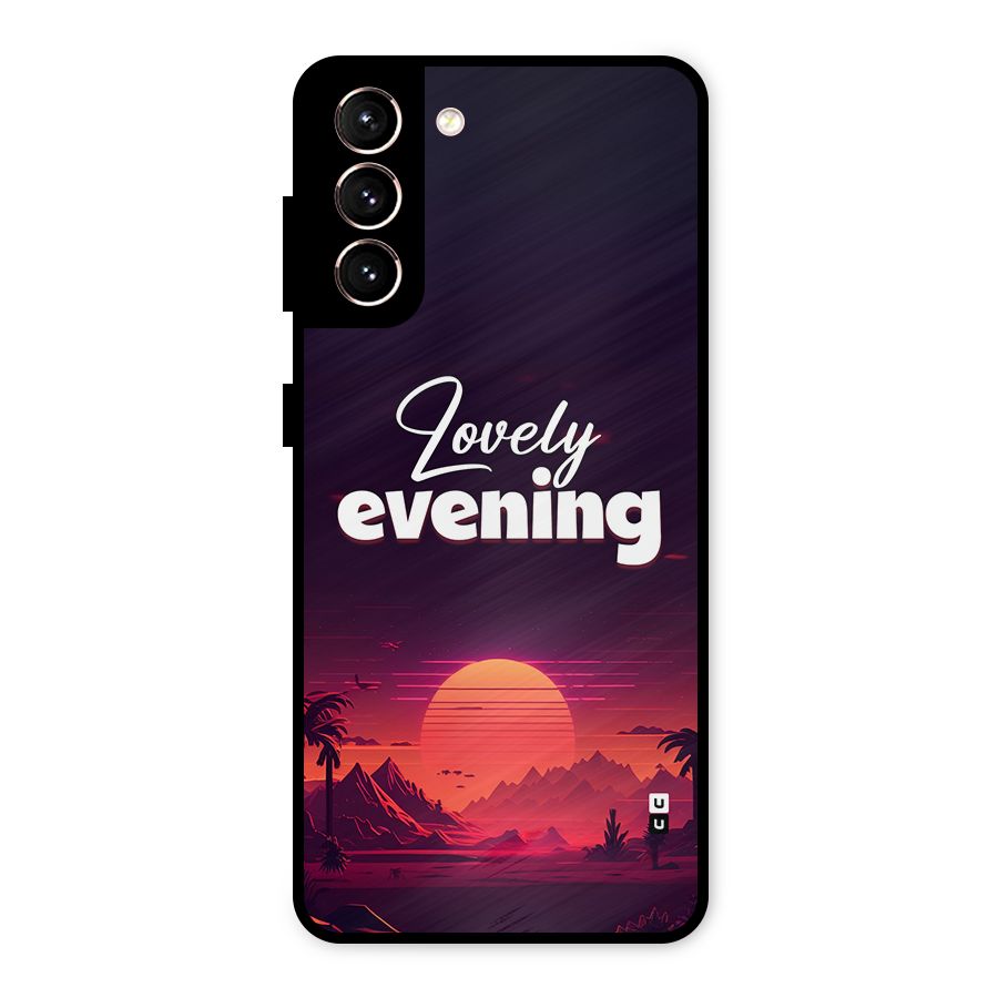 Lovely Evening Metal Back Case for Galaxy S21 5G