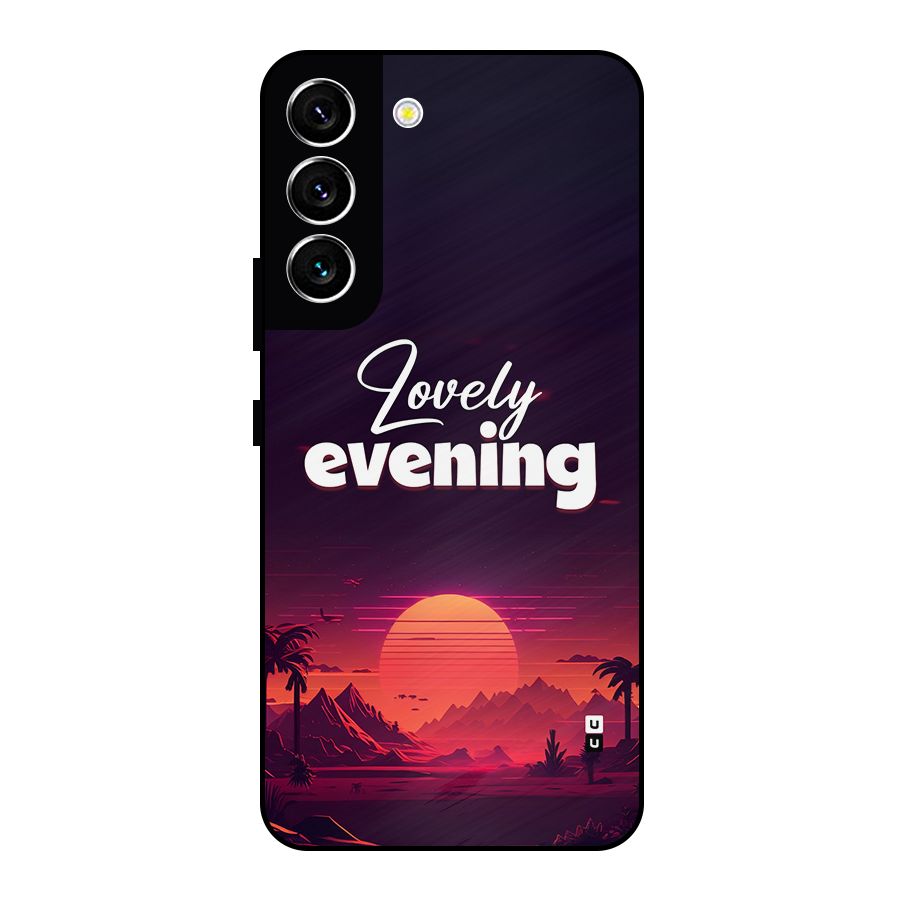 Lovely Evening Metal Back Case for Galaxy S22 5G