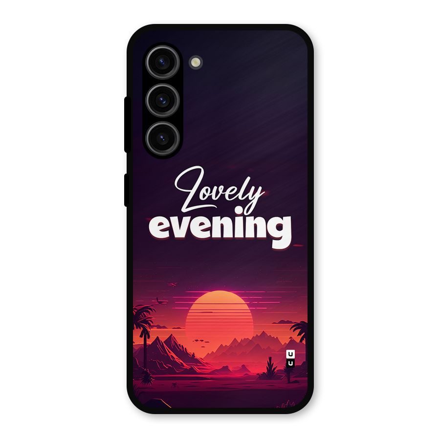 Lovely Evening Metal Back Case for Galaxy S23