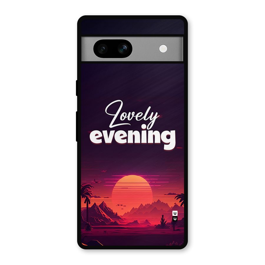 Lovely Evening Metal Back Case for Google Pixel 7a
