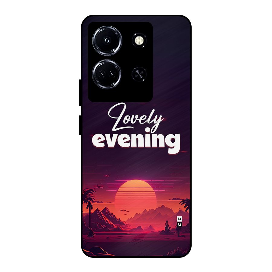 Lovely Evening Metal Back Case for Infinix Note 30 5G