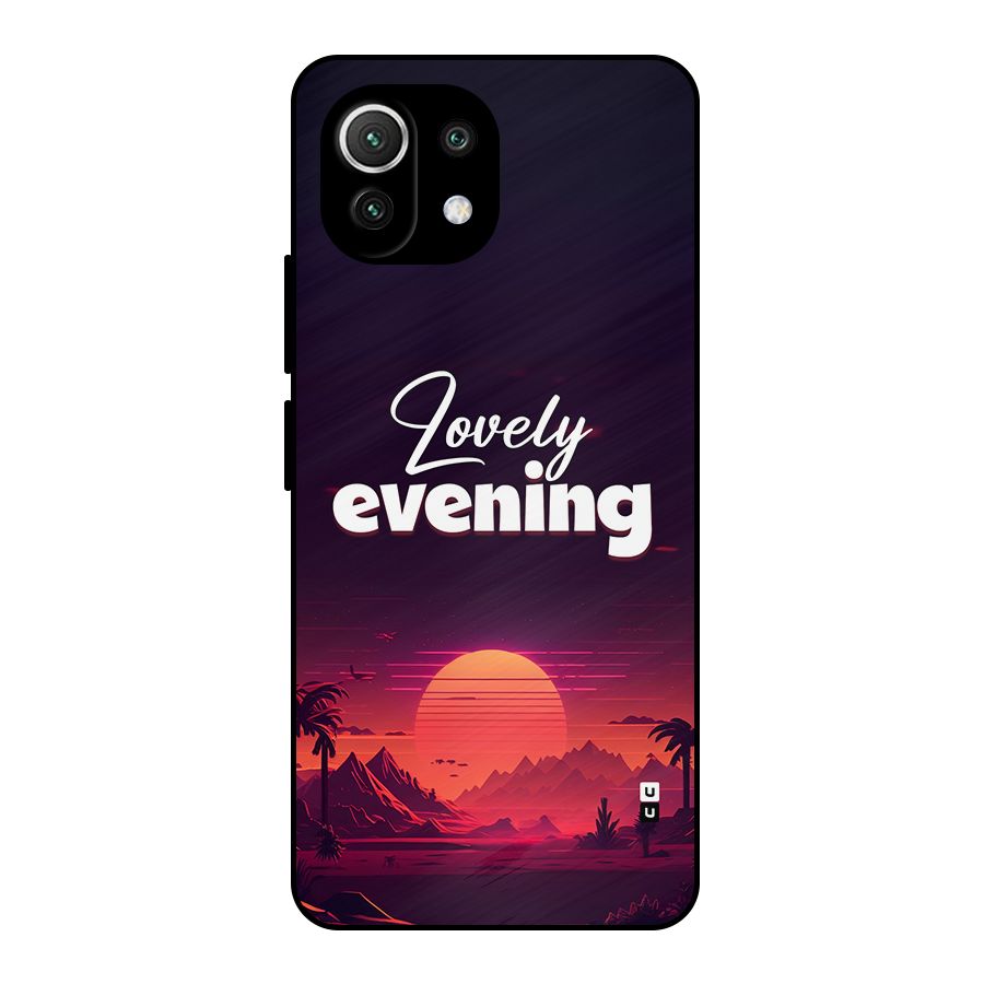 Lovely Evening Metal Back Case for Mi 11 Lite