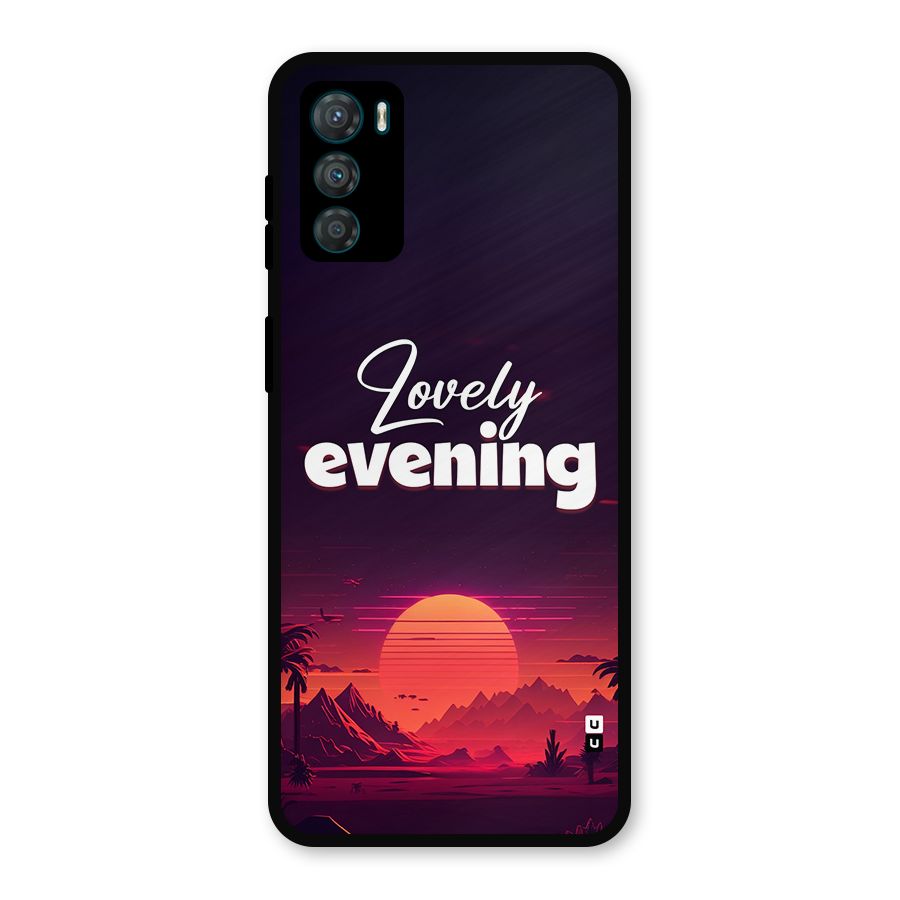 Lovely Evening Metal Back Case for Moto G42