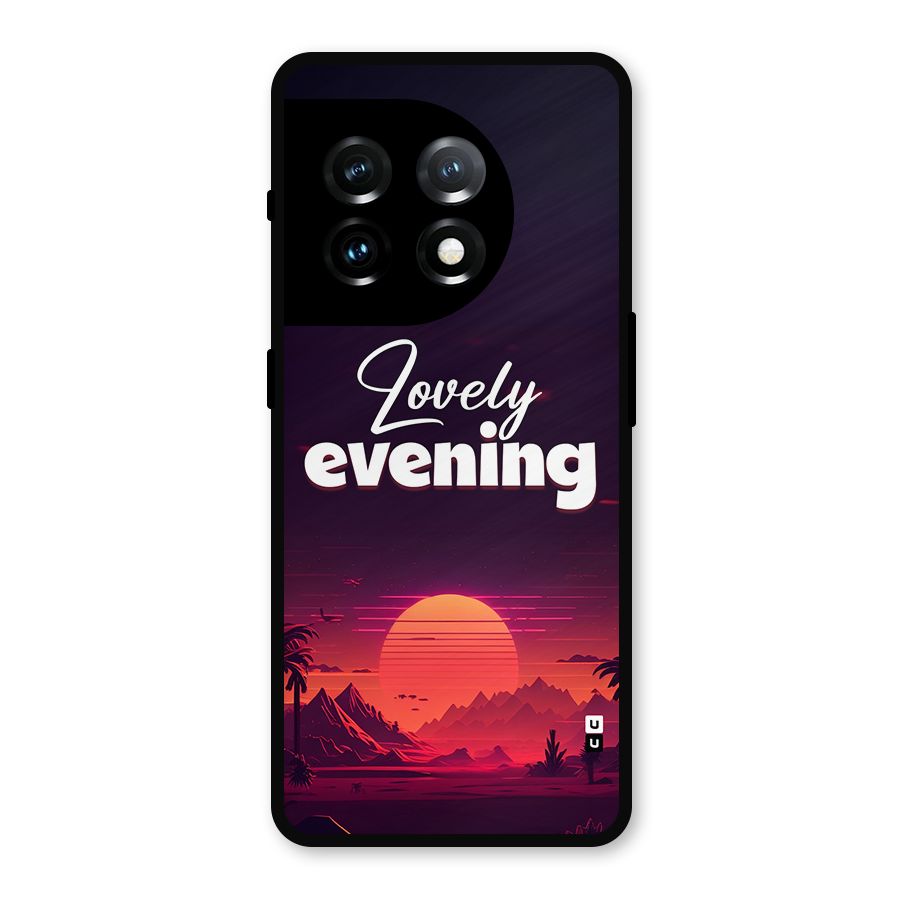 Lovely Evening Metal Back Case for OnePlus 11