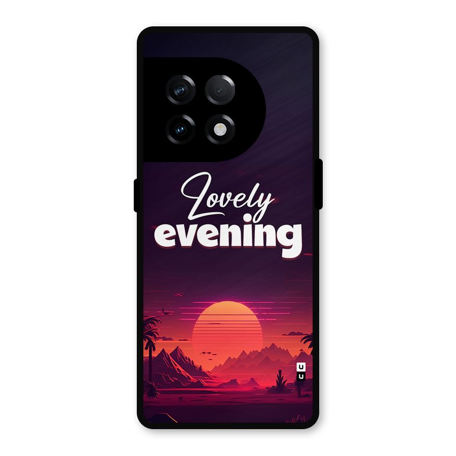 Lovely Evening Metal Back Case for OnePlus 11R