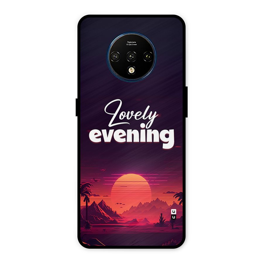 Lovely Evening Metal Back Case for OnePlus 7T