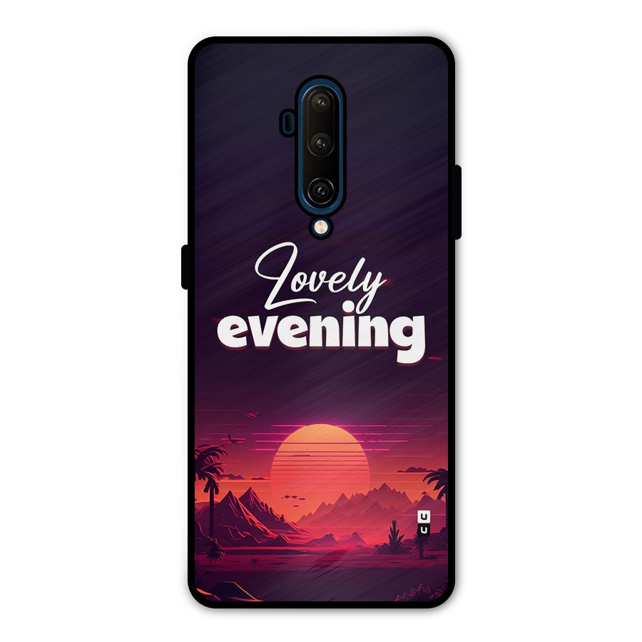 Lovely Evening Metal Back Case for OnePlus 7T Pro