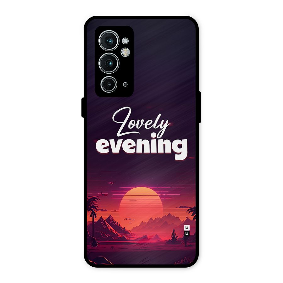 Lovely Evening Metal Back Case for OnePlus 9RT 5G