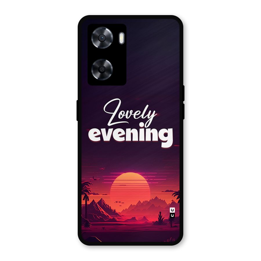 Lovely Evening Metal Back Case for OnePlus Nord N20 SE