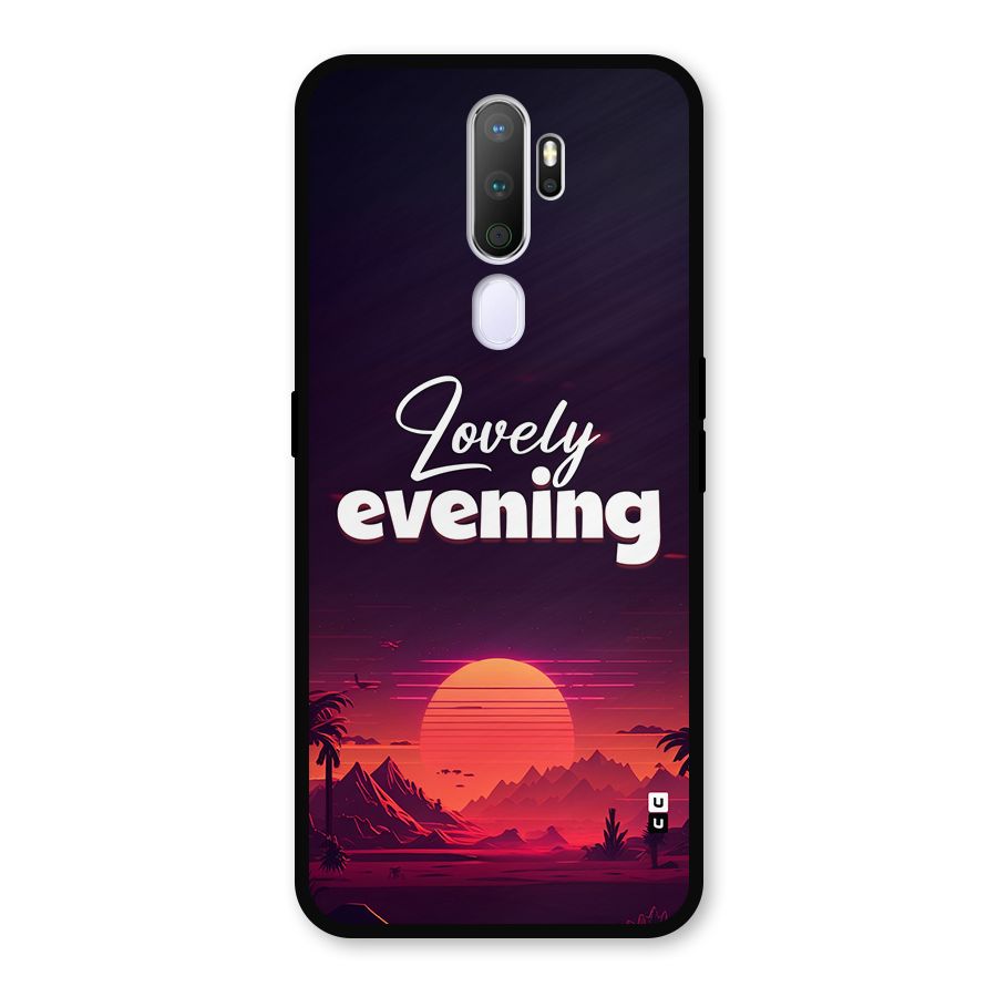 Lovely Evening Metal Back Case for Oppo A5 (2020)