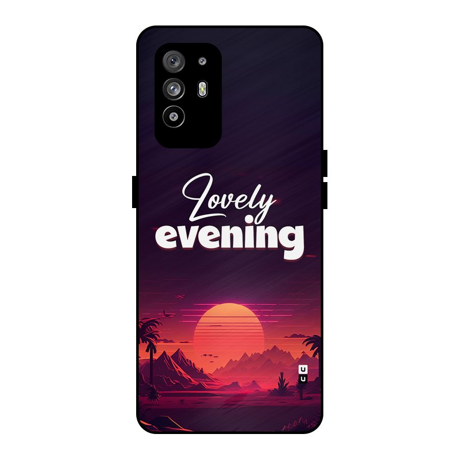 Lovely Evening Metal Back Case for Oppo F19 Pro Plus 5G