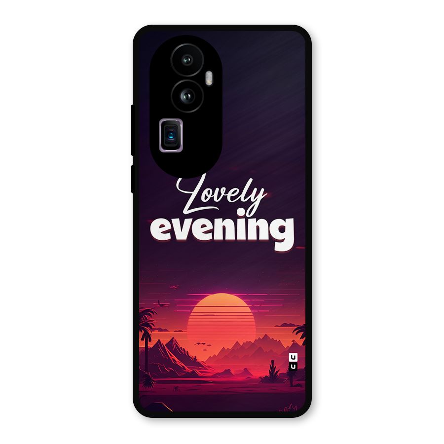 Lovely Evening Metal Back Case for Oppo Reno10 Pro Plus