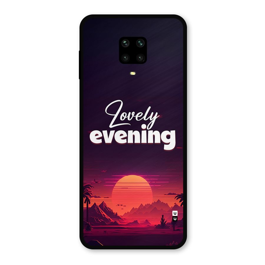 Lovely Evening Metal Back Case for Poco M2