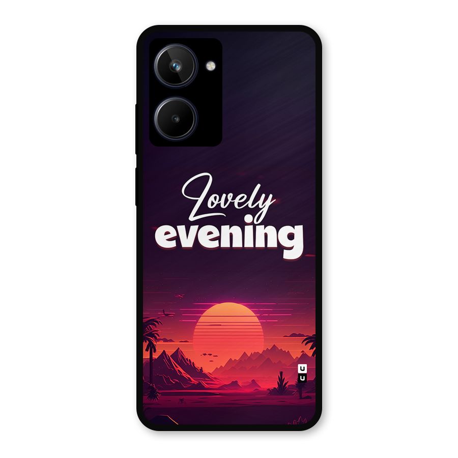 Lovely Evening Metal Back Case for Realme 10