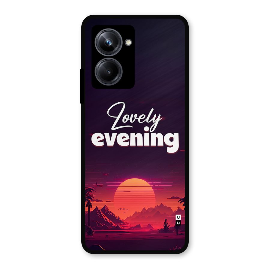 Lovely Evening Metal Back Case for Realme 10 Pro