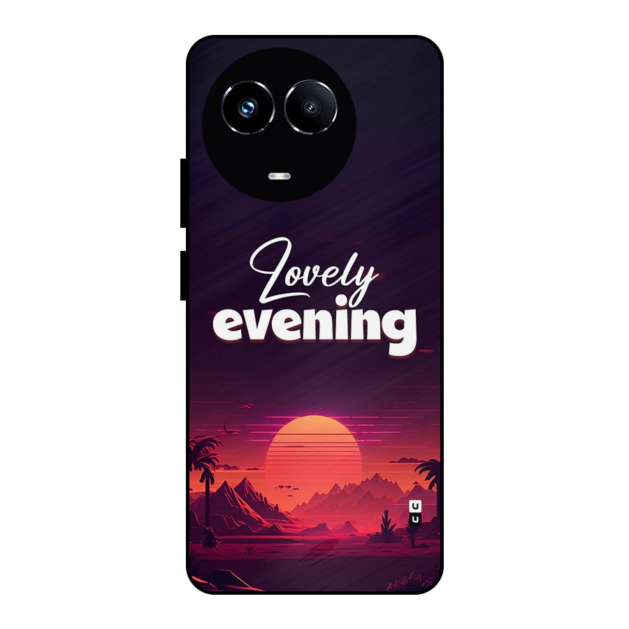 Lovely Evening Metal Back Case for Realme 11 5G