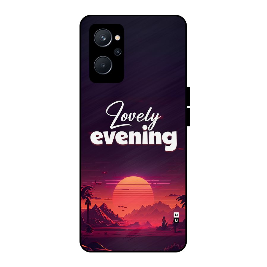 Lovely Evening Metal Back Case for Realme 9i 5G