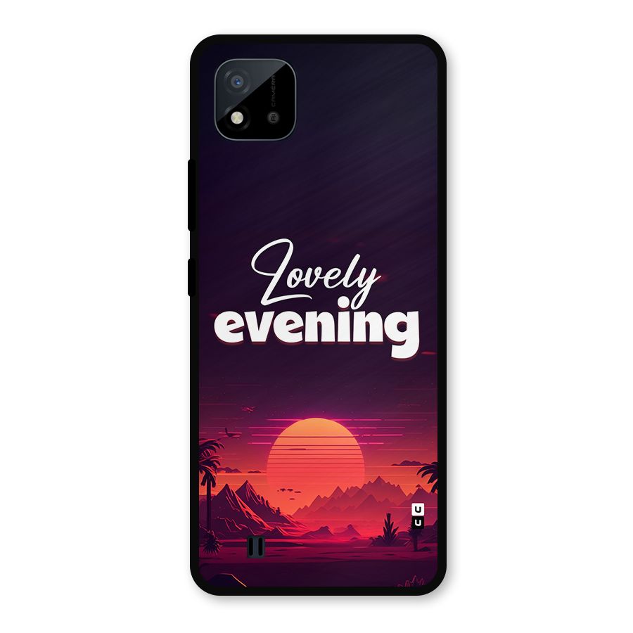 Lovely Evening Metal Back Case for Realme C11 2021