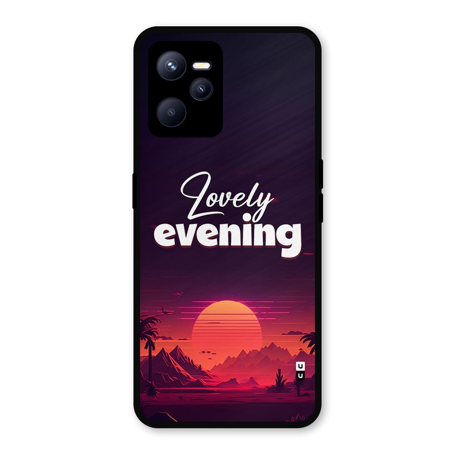 Lovely Evening Metal Back Case for Realme C35