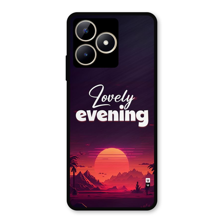 Lovely Evening Metal Back Case for Realme C53