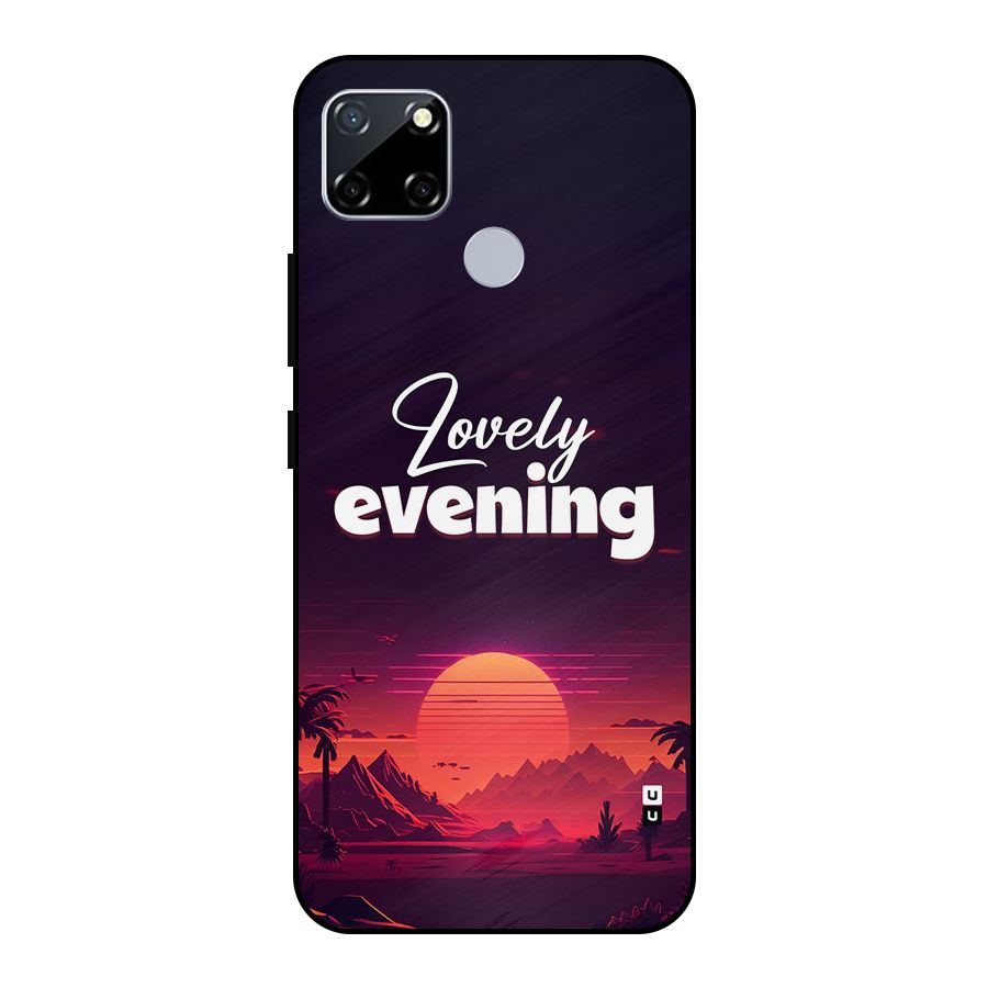 Lovely Evening Metal Back Case for Realme Narzo 30A