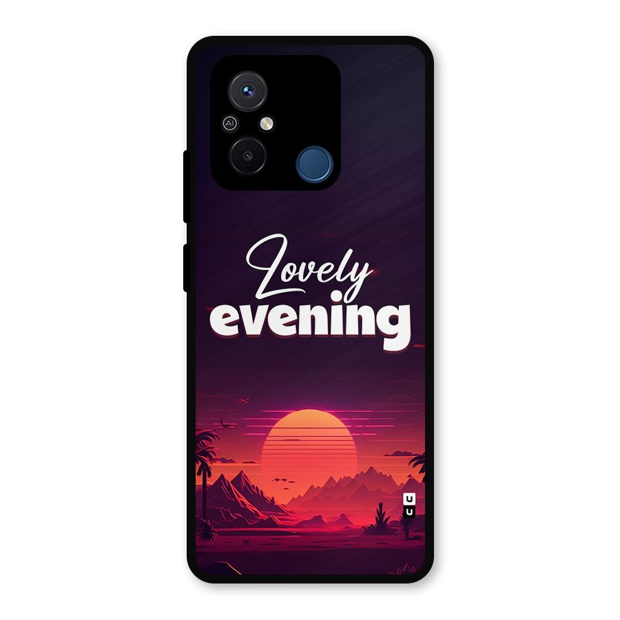 Lovely Evening Metal Back Case for Redmi 12C