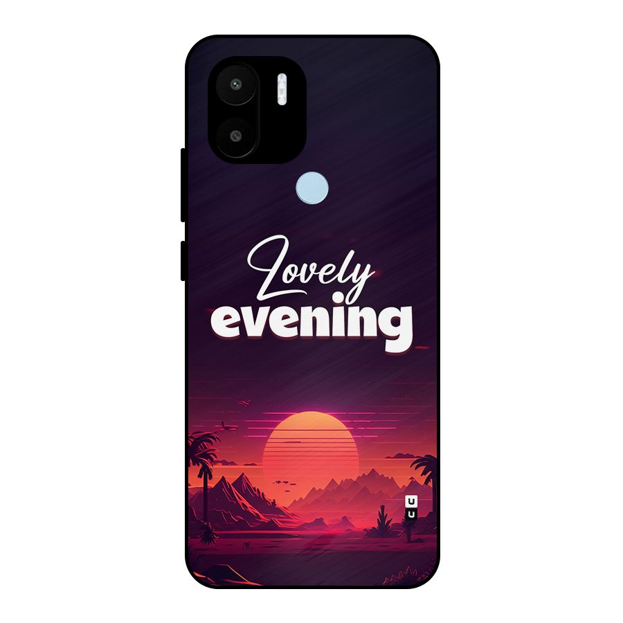 Lovely Evening Metal Back Case for Redmi A2 Plus