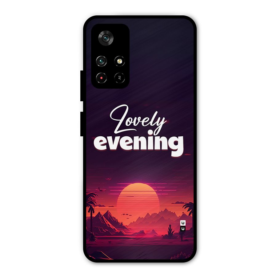 Lovely Evening Metal Back Case for Redmi Note 11T 5G