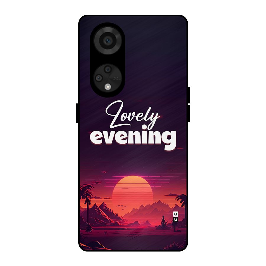 Lovely Evening Metal Back Case for Reno8 T 5G