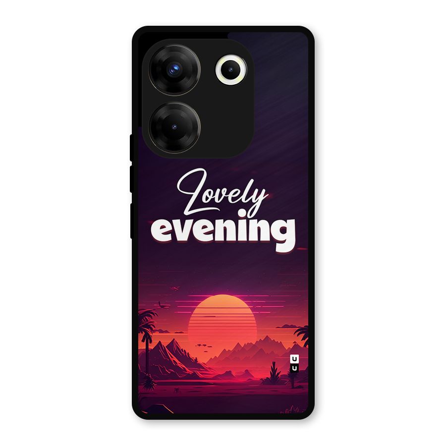 Lovely Evening Metal Back Case for Tecno Camon 20