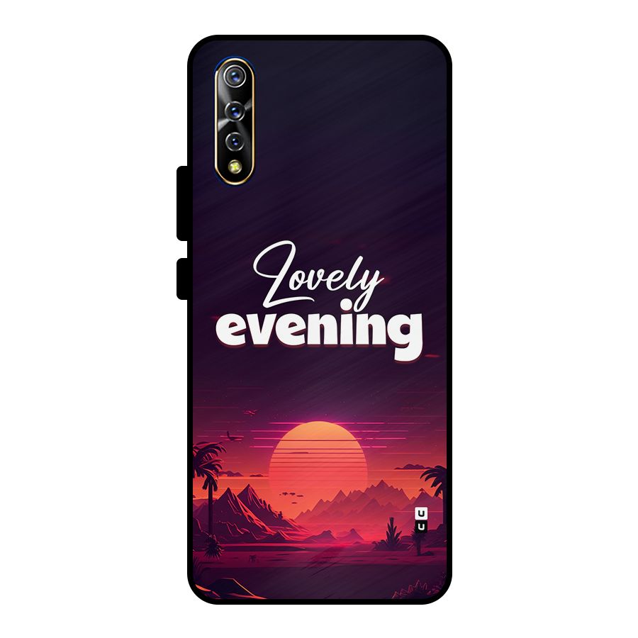 Lovely Evening Metal Back Case for Vivo S1