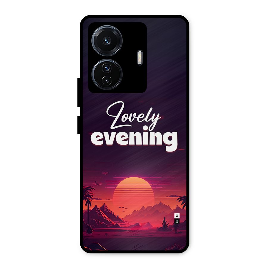 Lovely Evening Metal Back Case for Vivo T1 Pro