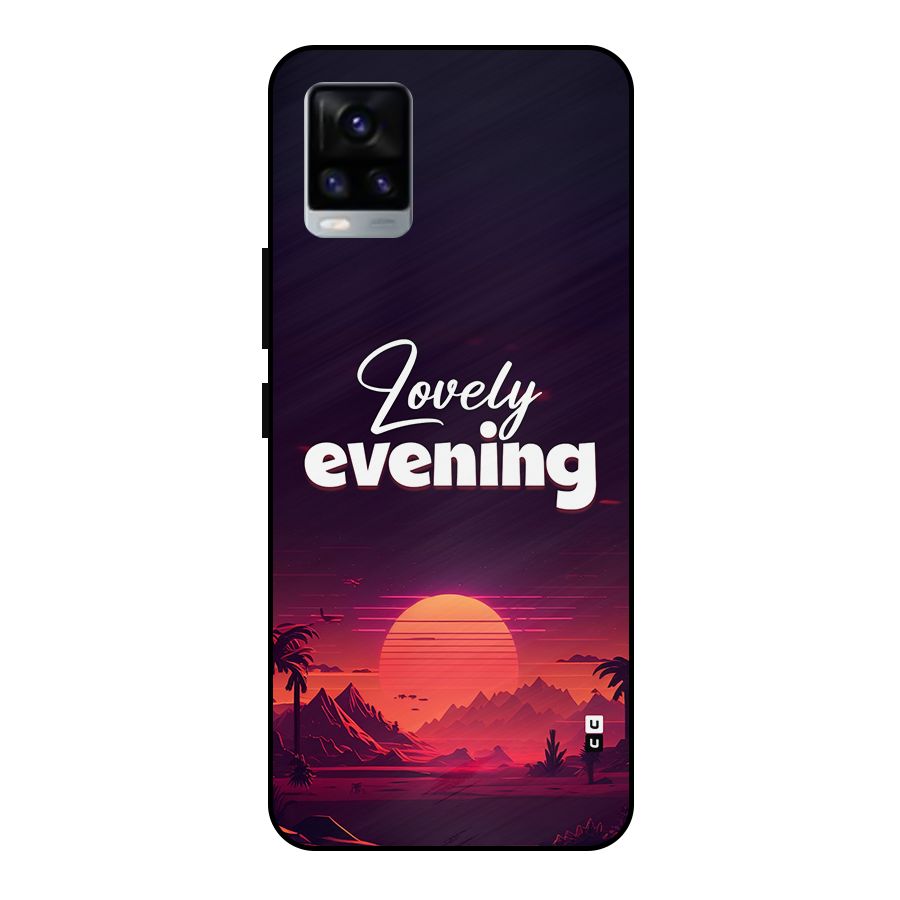 Lovely Evening Metal Back Case for Vivo V20