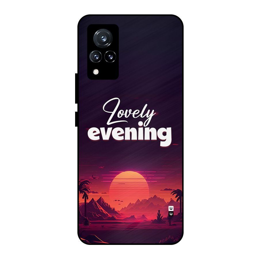 Lovely Evening Metal Back Case for Vivo V21 5G