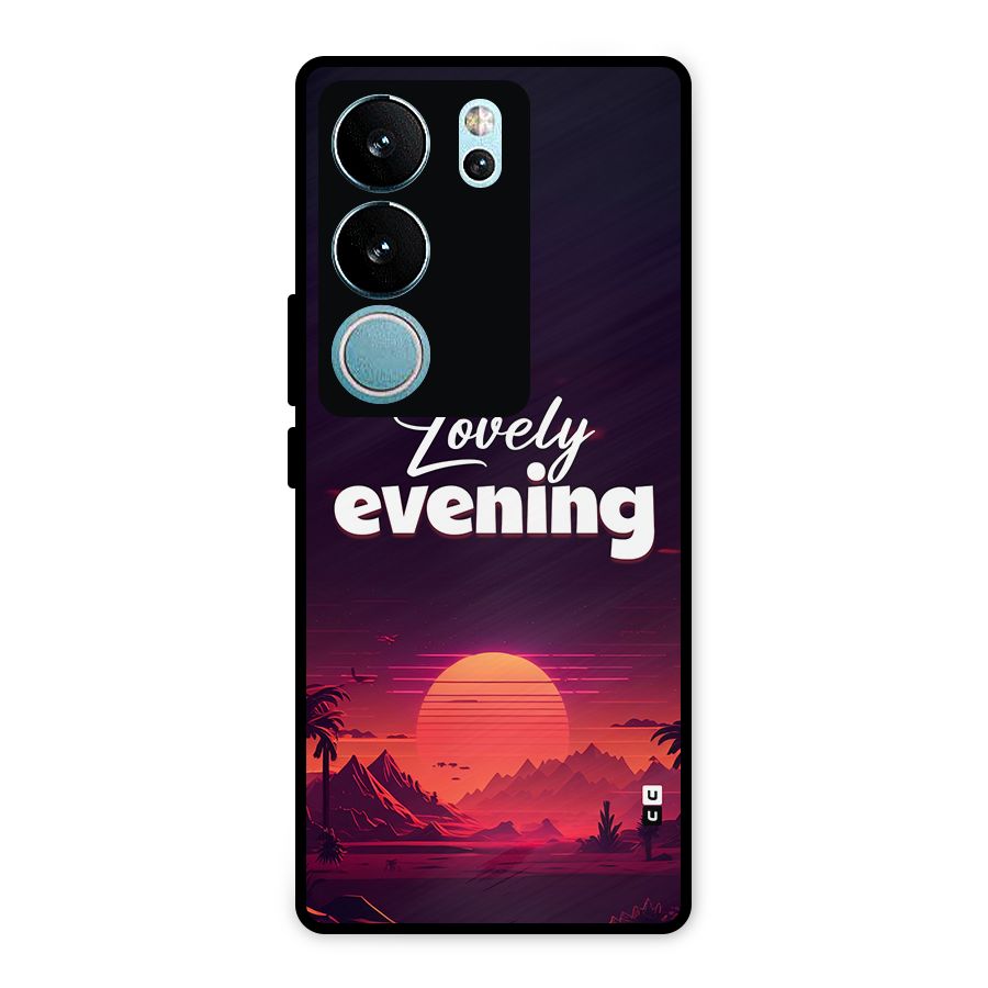 Lovely Evening Metal Back Case for Vivo V29 Pro