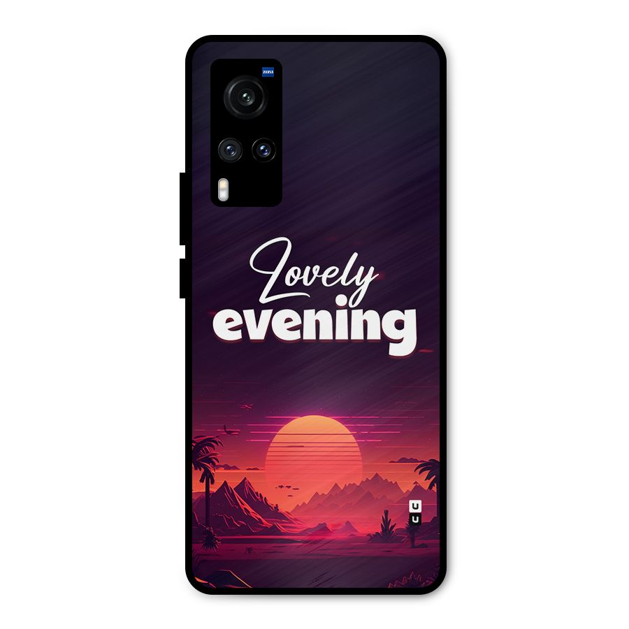 Lovely Evening Metal Back Case for Vivo X60