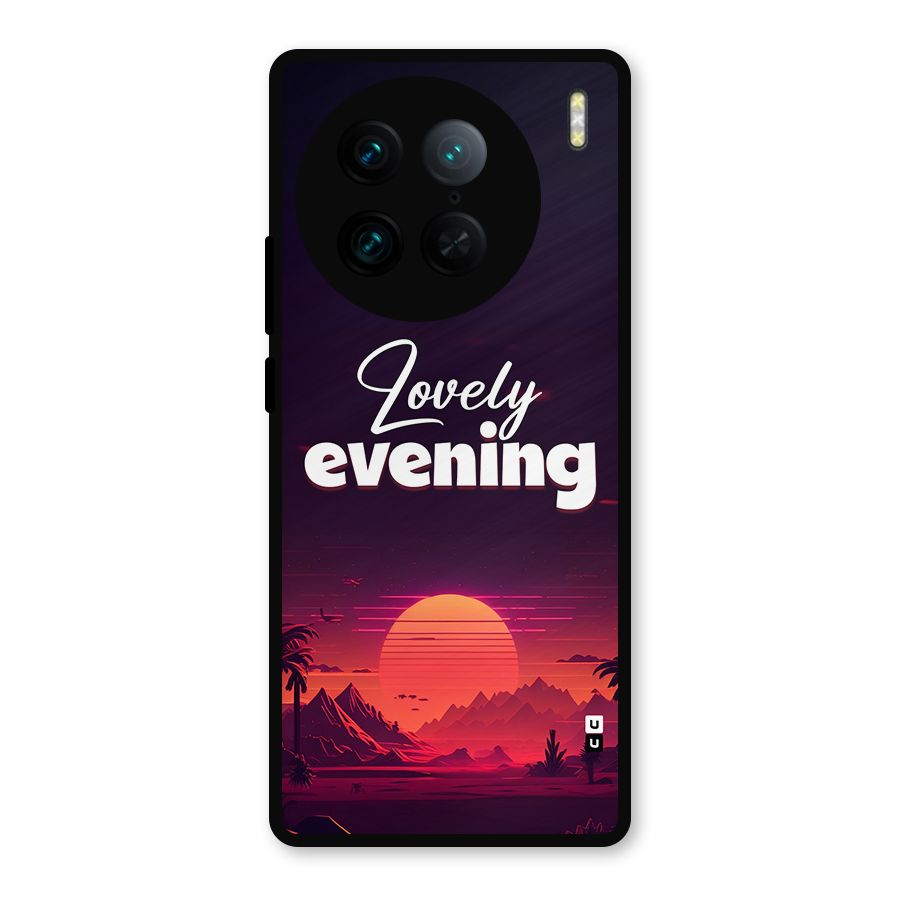 Lovely Evening Metal Back Case for Vivo X90 Pro