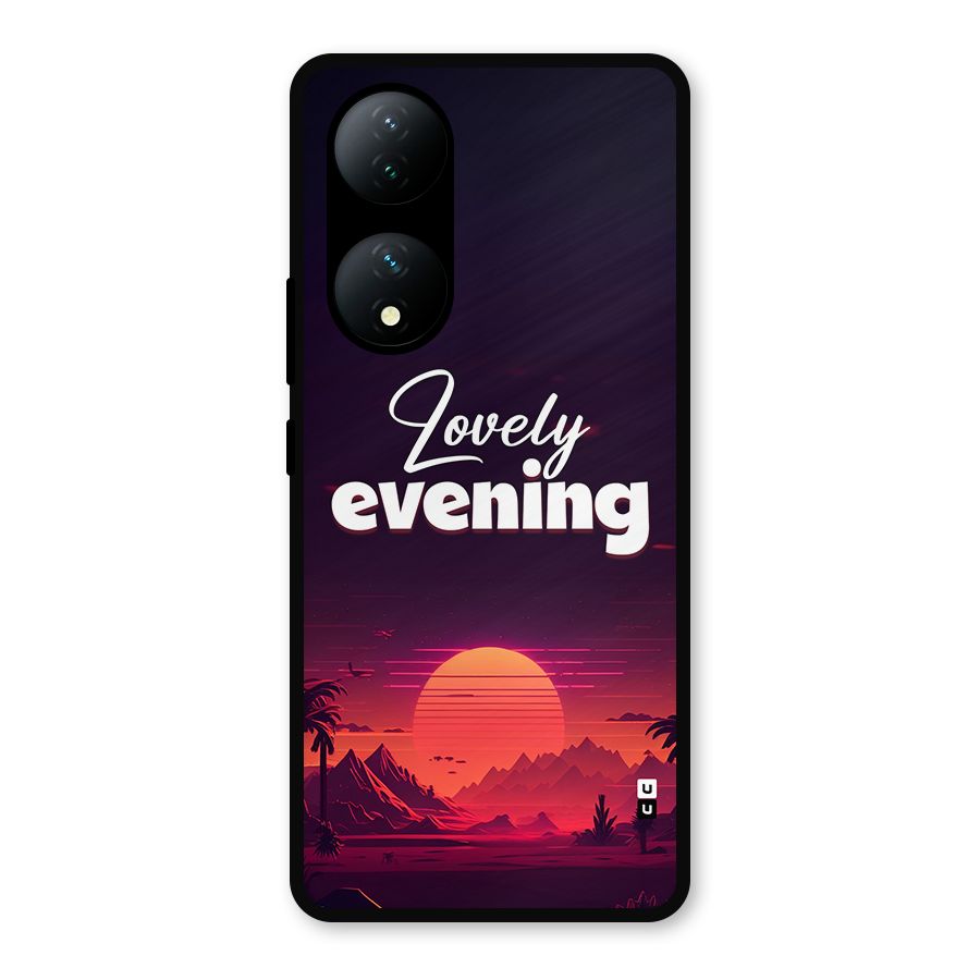 Lovely Evening Metal Back Case for Vivo Y100
