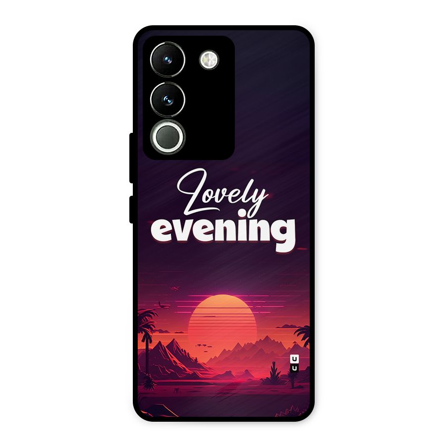 Lovely Evening Metal Back Case for Vivo Y200