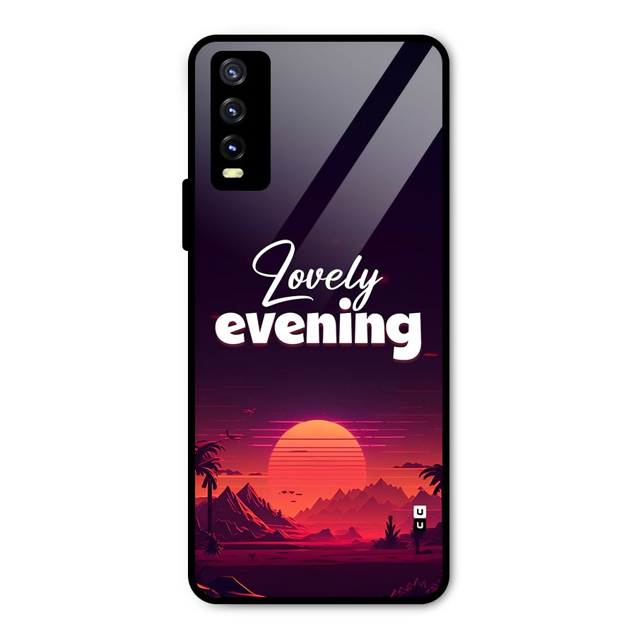 Lovely Evening Metal Back Case for Vivo Y20g