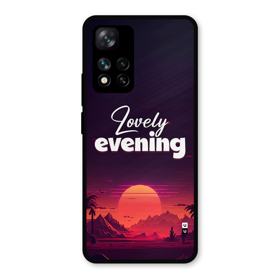 Lovely Evening Metal Back Case for Xiaomi 11i 5G
