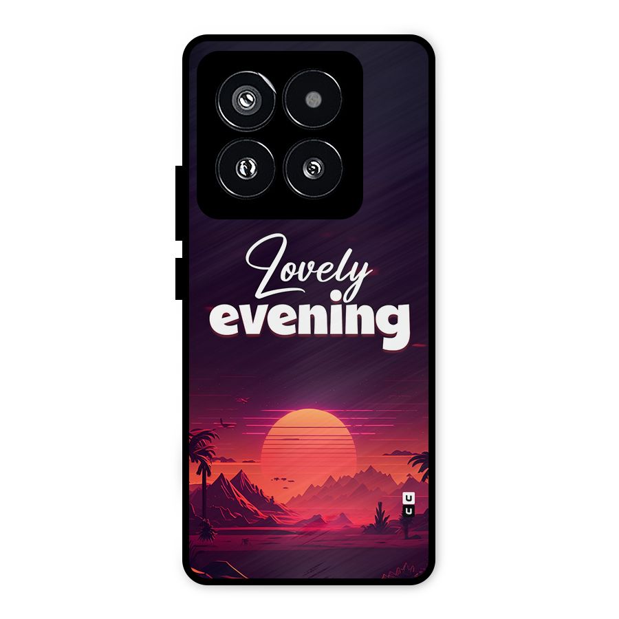 Lovely Evening Metal Back Case for Xiaomi 14 Pro