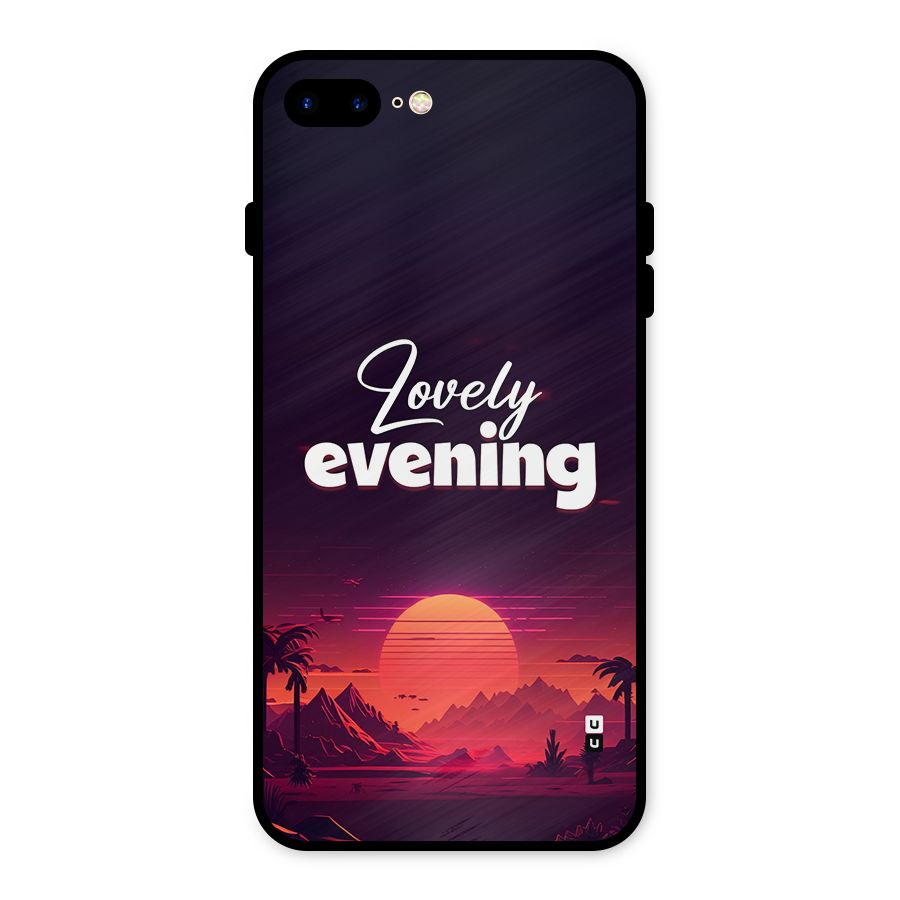 Lovely Evening Metal Back Case for iPhone 7 Plus