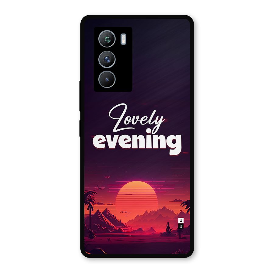 Lovely Evening Metal Back Case for iQOO 9 SE