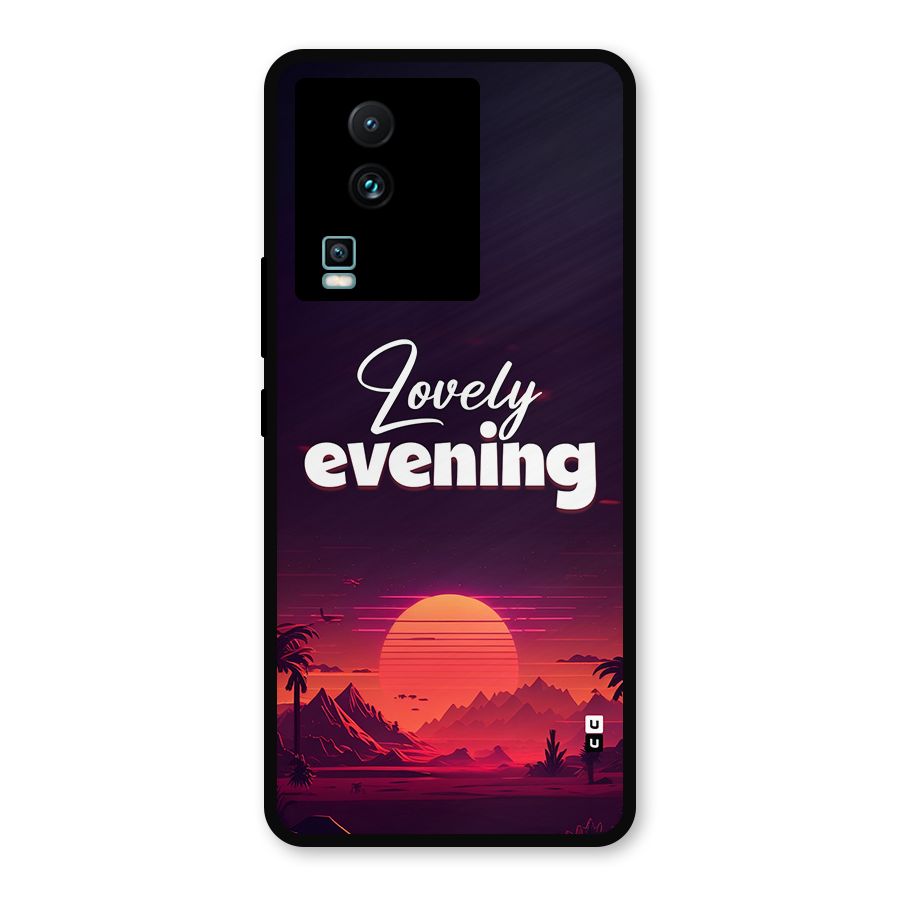Lovely Evening Metal Back Case for iQOO Neo 7