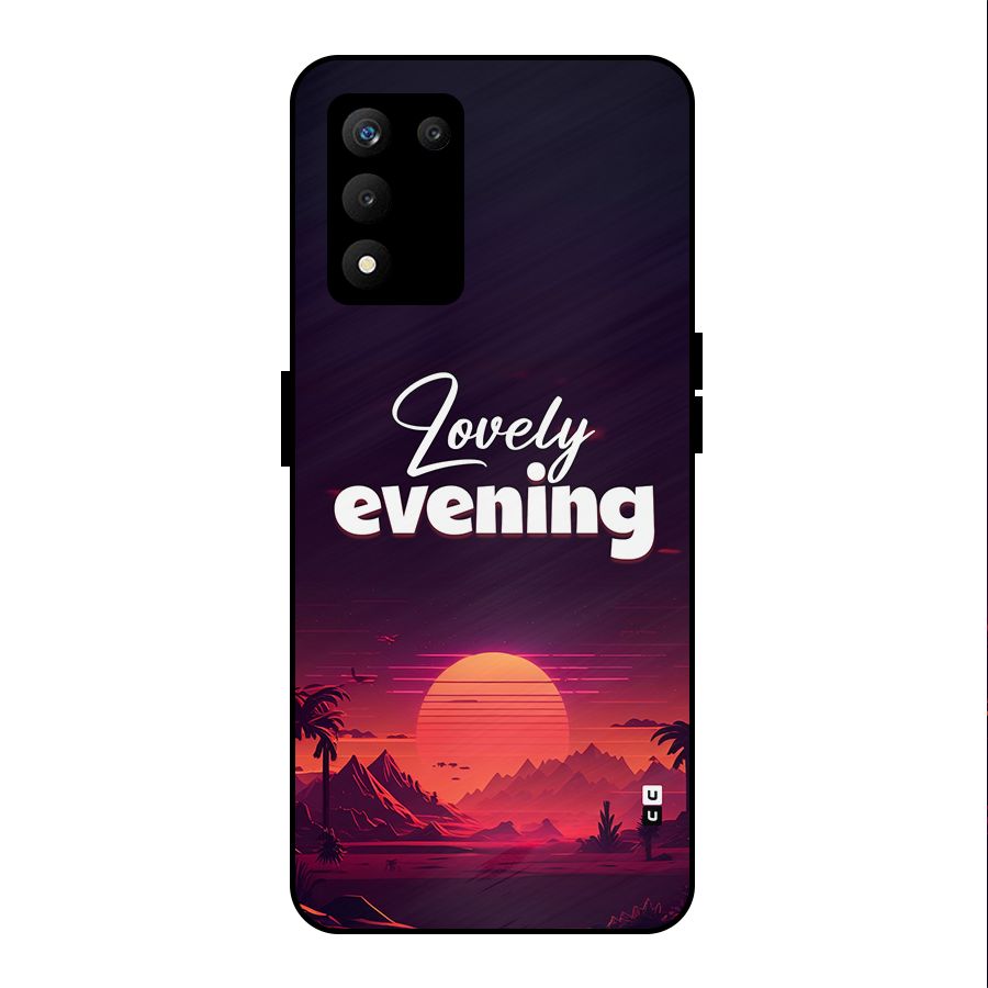 Lovely Evening Metal Back Case for realme 9 5G SE