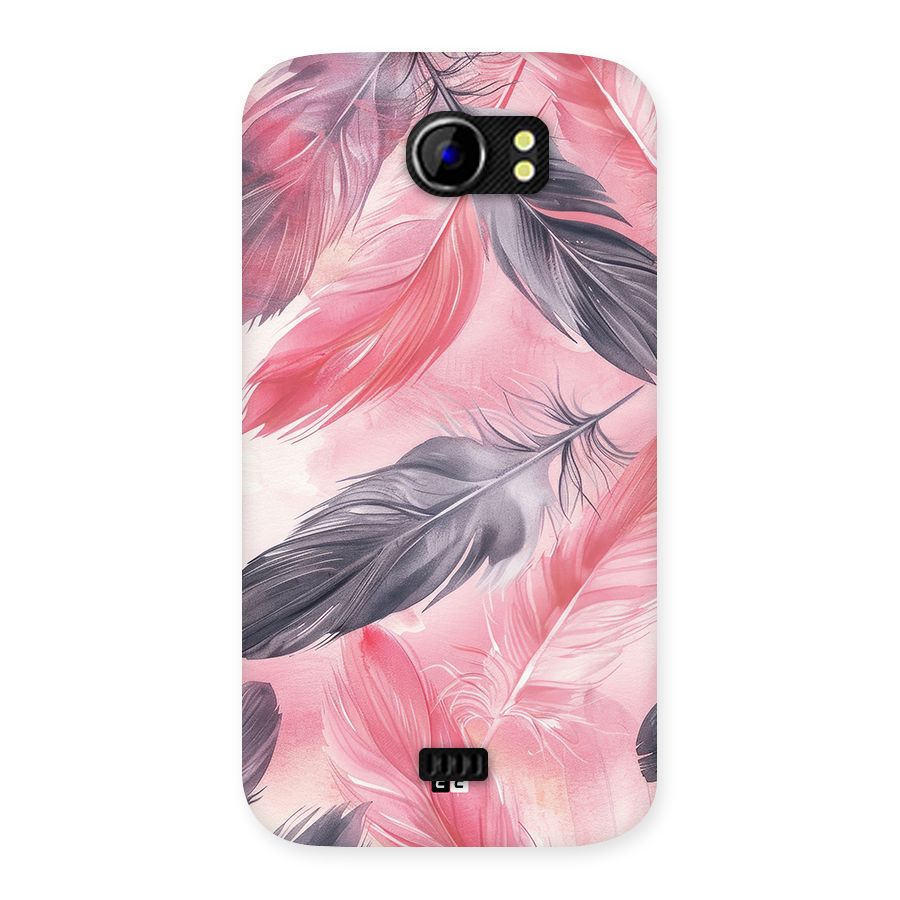 Lovely Feather Back Case for Canvas 2 A110