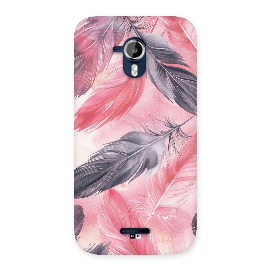 Lovely Feather Back Case for Canvas Magnus A117