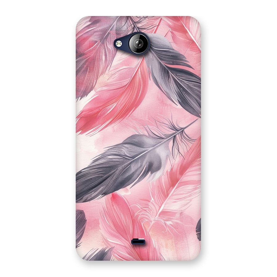 Lovely Feather Back Case for Canvas Play Q355